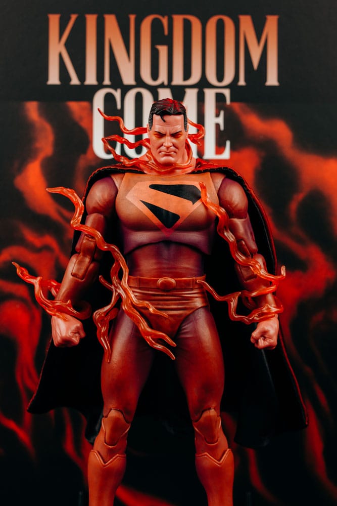 DC Multiverse McFarlane Cover Recreations Action Figure Superman (Kingdom Come) (Gold Label) 18 cm